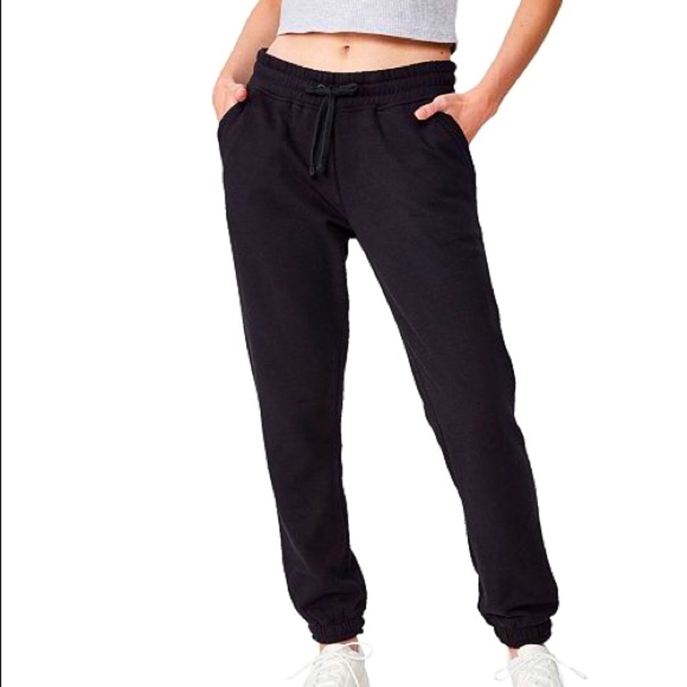 Cotton On Black Slim Fit Trackpant